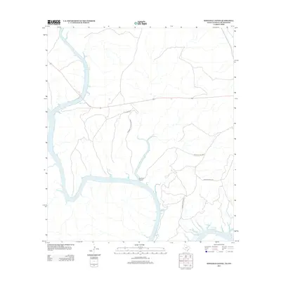2013 Map of Seminole Canyon, 2013 Print