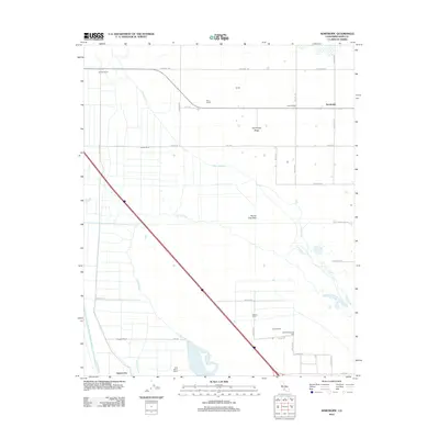 2012 Map of Semitropic, 2012 Print