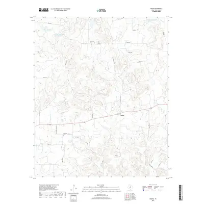 2019 Map of Senate, 2019 Print