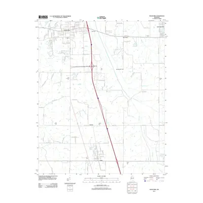 2012 Map of Senatobia, 2012 Print