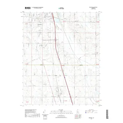 2018 Map of Senatobia, 2018 Print