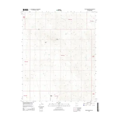 2014 Map of Senator Mountain, 2014 Print