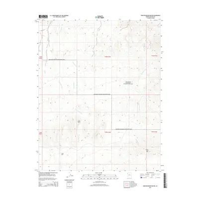 2014 Map of Senator Mountain NE, 2014 Print