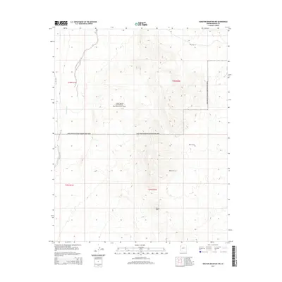 2014 Map of Senator Mountain NW, 2014 Print