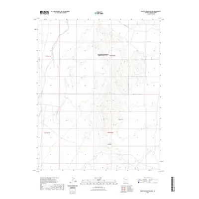 2021 Map of Senator Mountain NW, 2021 Print
