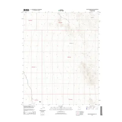 2014 Map of Senator Mountain SW, 2014 Print