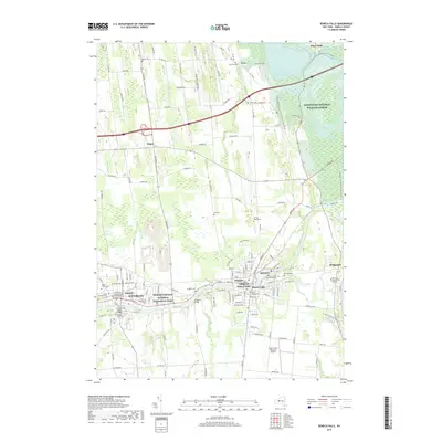 2019 Map of Seneca Falls, 2019 Print