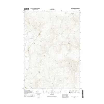 2015 Map of Seneca Mountain, 2015 Print
