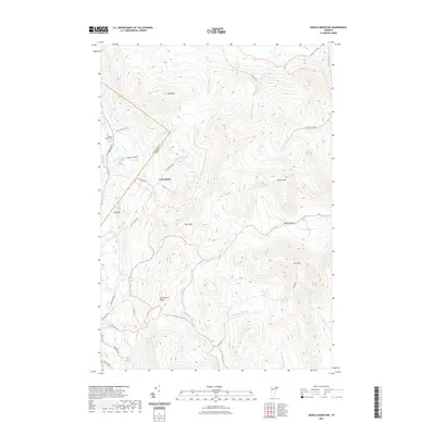 2021 Map of Seneca Mountain, 2021 Print