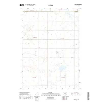 2017 Map of Seneca NW, 2017 Print
