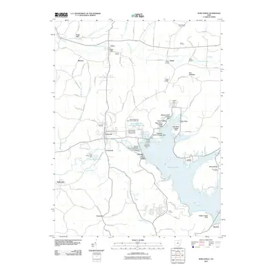 2010 Map of Senecaville, 2010 Print