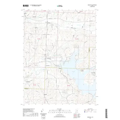 2019 Map of Senecaville, 2019 Print