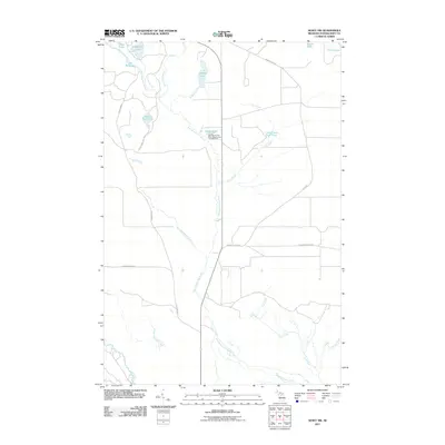 2011 Map of Seney NW, 2011 Print