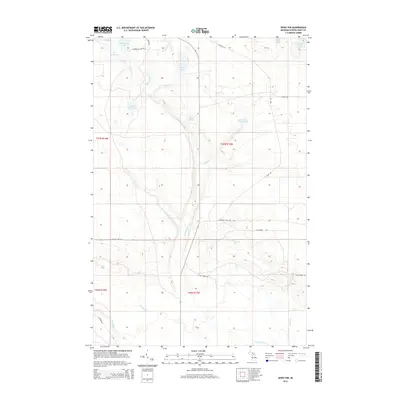 2014 Map of Seney NW, 2014 Print