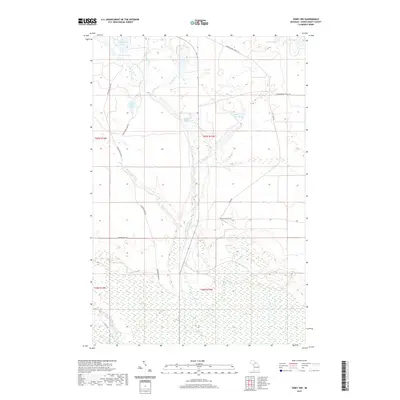2019 Map of Seney NW, 2019 Print