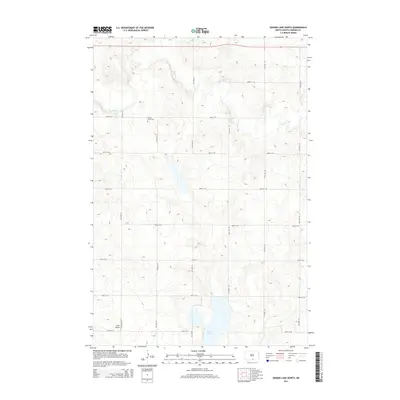 2014 Map of Senger Lake North, 2014 Print
