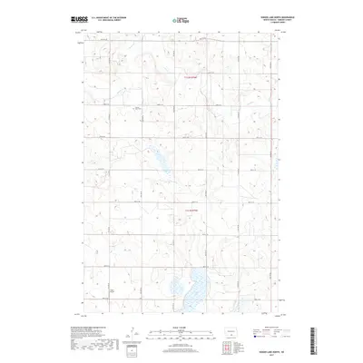 2017 Map of Senger Lake North, 2017 Print