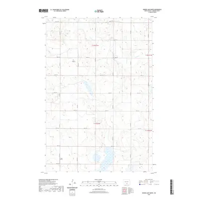 2020 Map of Senger Lake North, 2020 Print