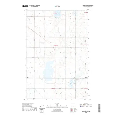 2020 Map of Senger Lake South, 2020 Print