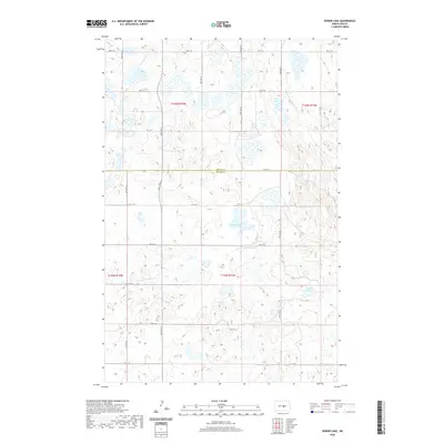 2020 Map of Senior Lake, 2020 Print