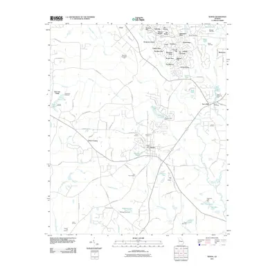 2011 Map of Senoia, 2011 Print