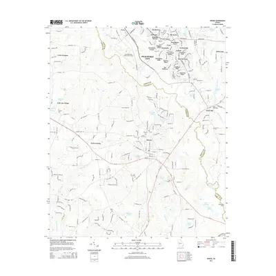 2014 Map of Senoia, 2014 Print