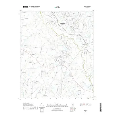 2020 Map of Senoia, 2020 Print