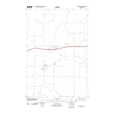 2011 Map of Sentinel Butte, 2011 Print