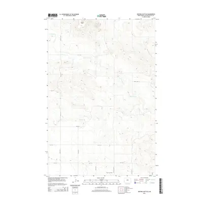 2014 Map of Sentinel Butte SE, 2014 Print