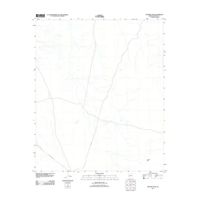 2011 Map of Sentinel Peak, 2011 Print