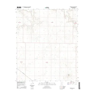 2014 Map of Sentinel Peak, 2014 Print