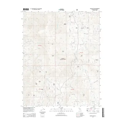 2015 Map of Sentinel Peak, 2015 Print
