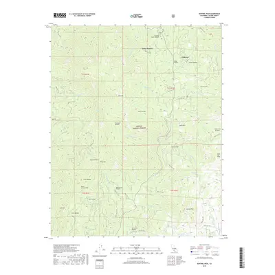 2018 Map of Sentinel Peak, 2018 Print