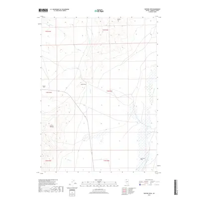 2018 Map of Sentinel Rock, 2018 Print