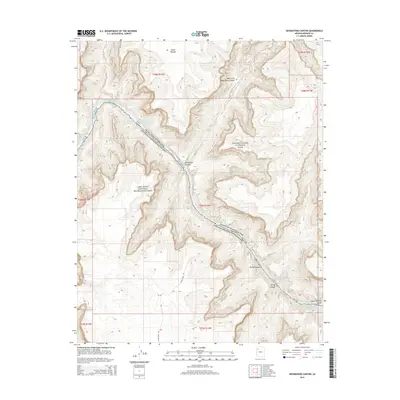 2014 Map of Separation Canyon, 2014 Print