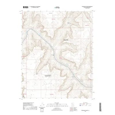 2018 Map of Separation Canyon, 2018 Print