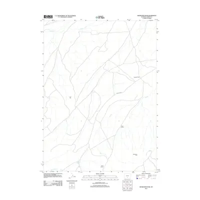 2012 Map of Separation Peak, 2012 Print
