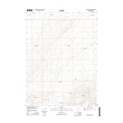 2015 Map of Separation Peak, 2015 Print