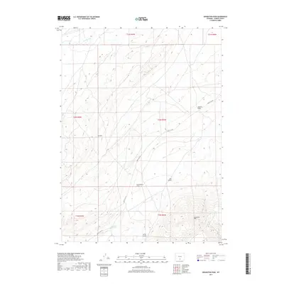 2017 Map of Separation Peak, 2017 Print