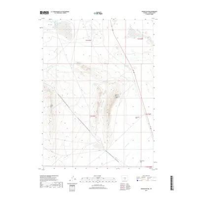 2017 Map of Separation Rim, 2017 Print