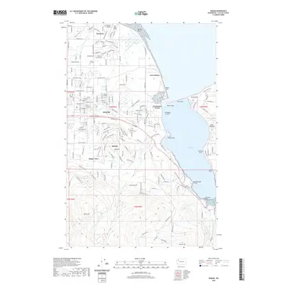 2020 Map of Sequim, 2020 Print