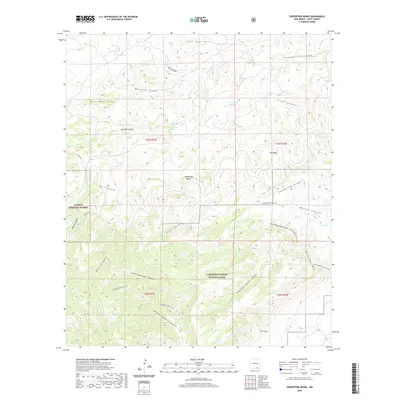 2020 Map of Serpentine Bends, 2020 Print