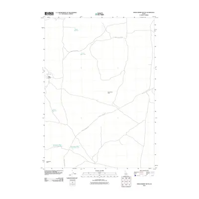 2010 Map of Serviceberry Butte, 2010 Print
