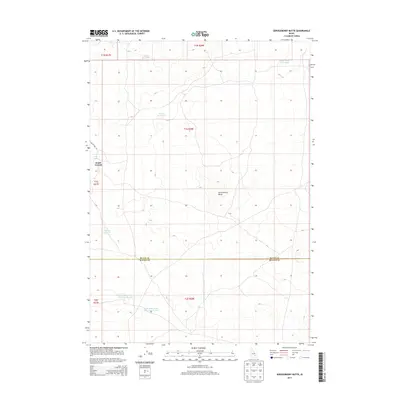 2013 Map of Serviceberry Butte, 2013 Print