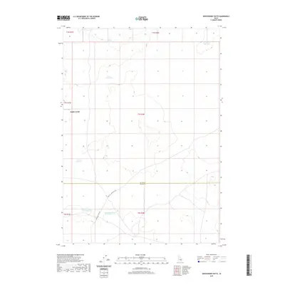 2020 Map of Serviceberry Butte, 2020 Print