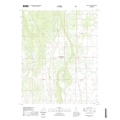 2020 Map of Servilleta Plaza, 2020 Print