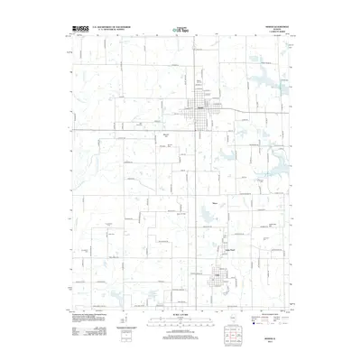 2012 Map of Sesser, 2012 Print