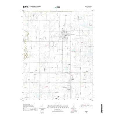 2018 Map of Sesser, 2018 Print