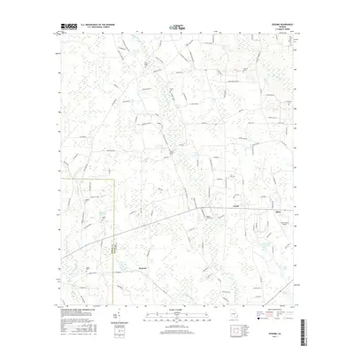 2017 Map of Sessoms, 2017 Print