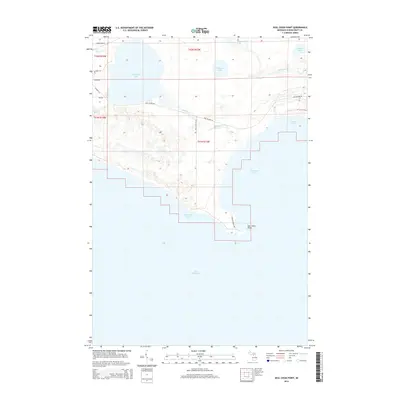 2014 Map of Seul Choix Point, 2014 Print